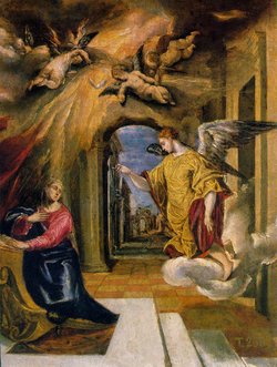 El Greco: Angyali üdvözlet 1575